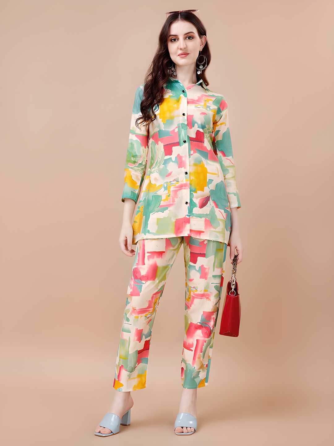 Women Floral Print 2-Piece Co-Ord Set